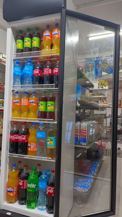 Холодильник витринний и морозильник