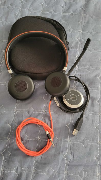 Casti Stereo Jabra Evolve 40, On-Ear, Negru