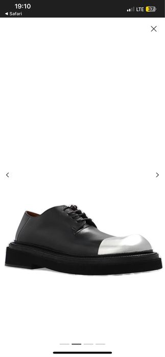 Pantofi piele vitel marsell Marsèll Black Alluce Derbys