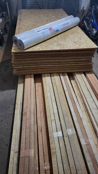 Дървен строителен материал за покрив