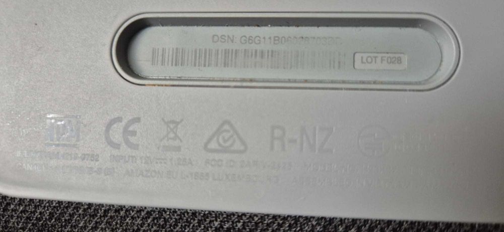 Boxa  Amazon Echo Model H23K37 cu cablu de alimentare din America