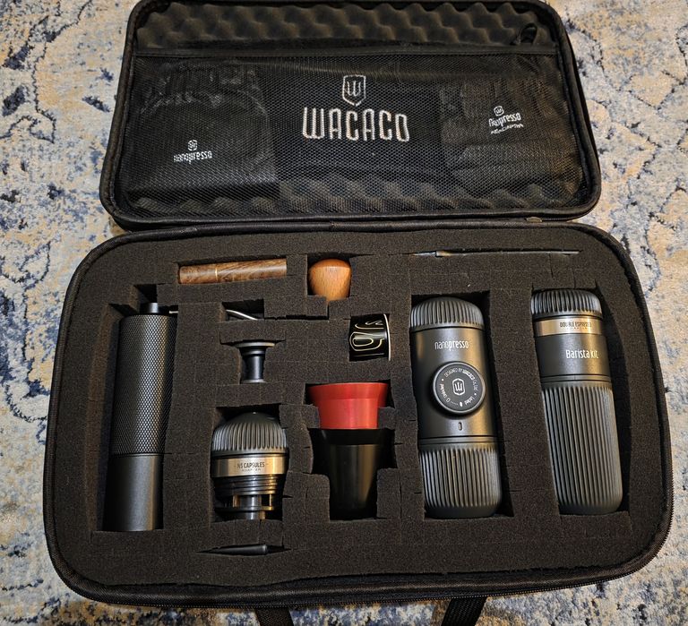 Set complet espresso portabil