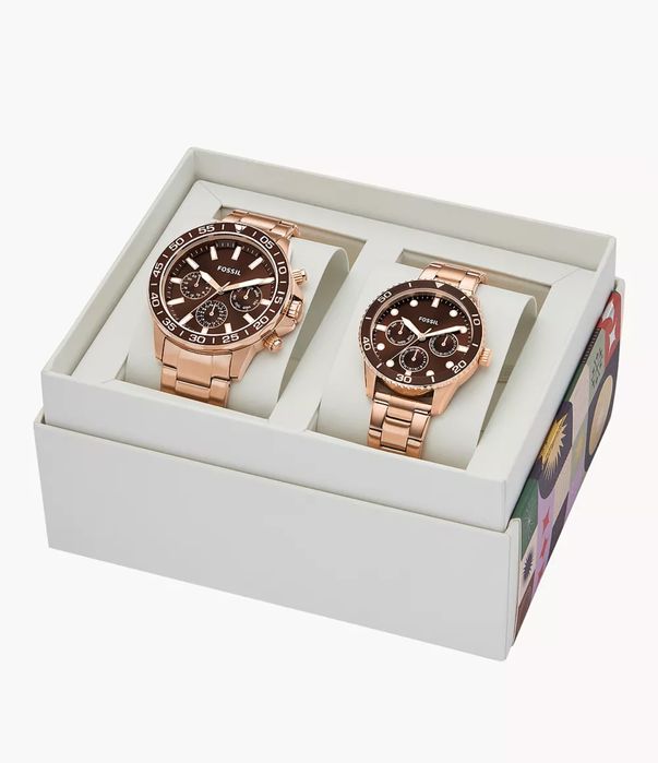 Set ceasuri Fossil Rose Gold Stainless Steel