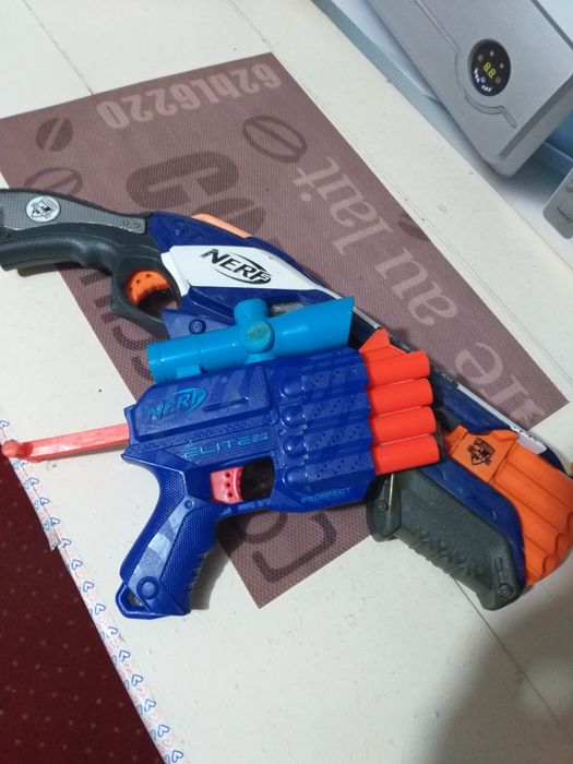 Pusca si Pistol Nerf Elite