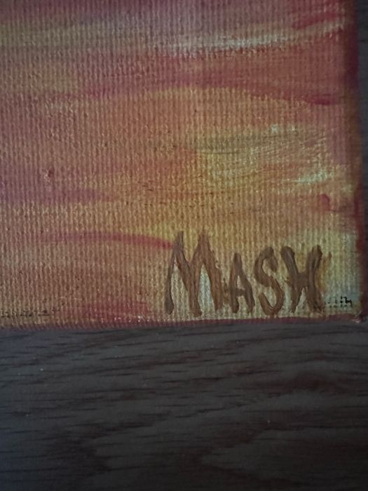 Картина выполненная маслом