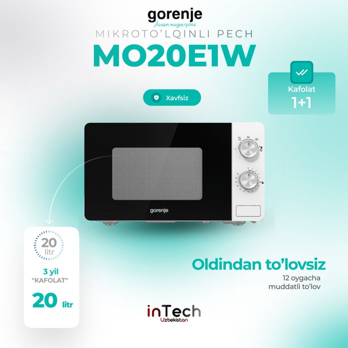 Mikroto’lqinli pech, микроволновка