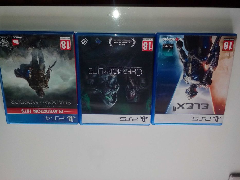 2 игри за Ps5 и една за ps4