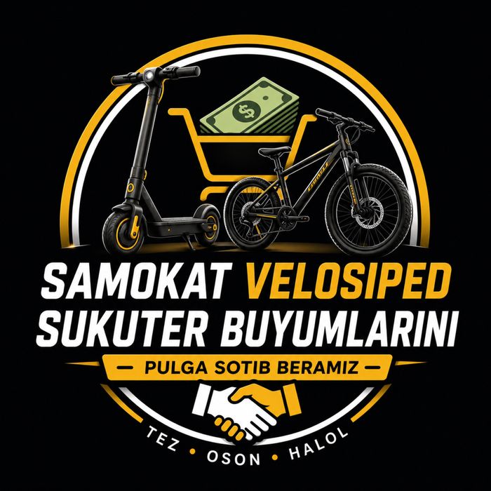 Samakat skuter velasiped ni olx ga qoyib sotib beraman