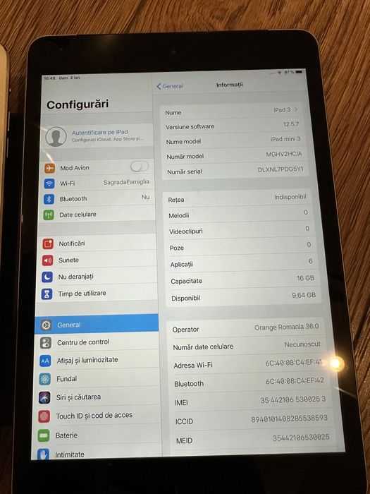 Lot 3 tablete,iPad mini+ o husa