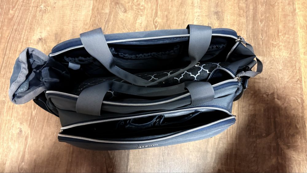 Чанта за бебешка количка - сива