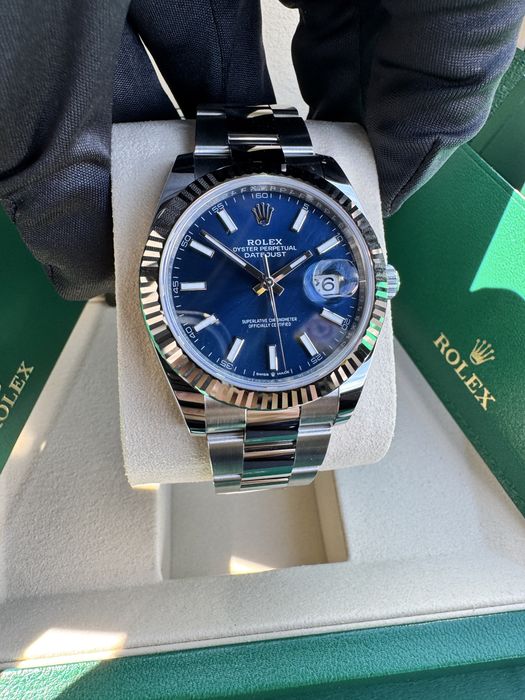 Rolex Datejust 41mm Bright Blue Dial