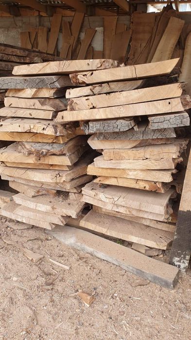 Слэбы карагача кубами