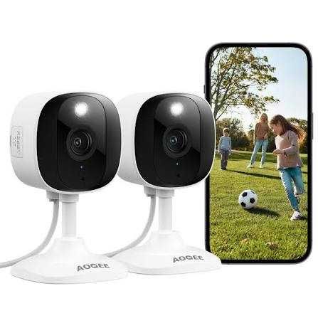 Cameră de Supraveghere Aoqee 2K, Wi-Fi, impermeabilă IP65, pentru interior și exterior