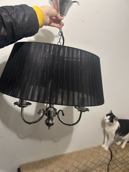 Lustra neagra, 3 becuri