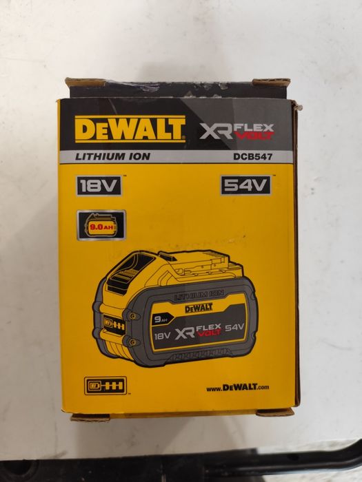 18V Flex volt 54V DeWALT DCB547 батерия Девалт 9Ah