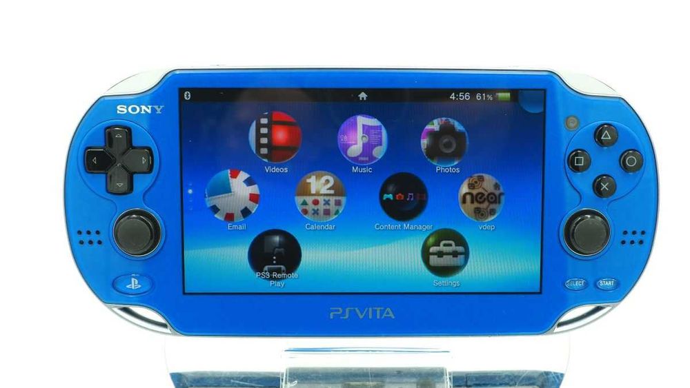 PlayStation Vita 1000 OLED Sapphire Blue- Japan Premium, Modată, 128GB