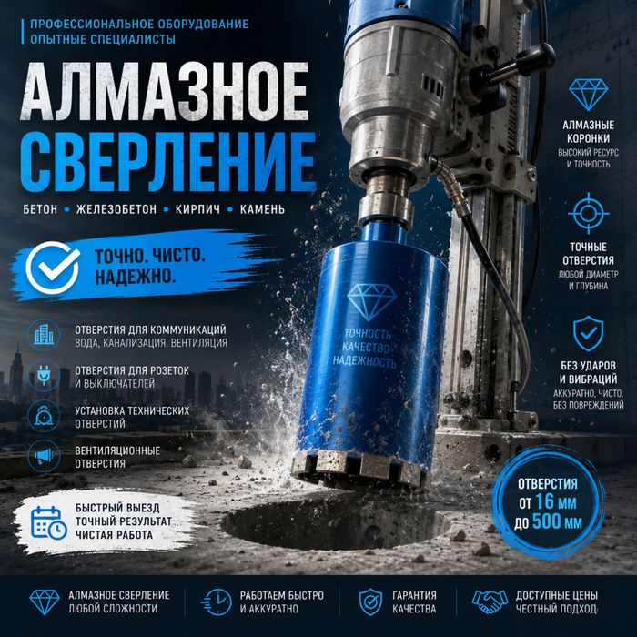 Алмазное сверление