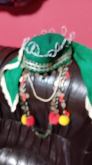 Кърпа за глава с косичник и пендари