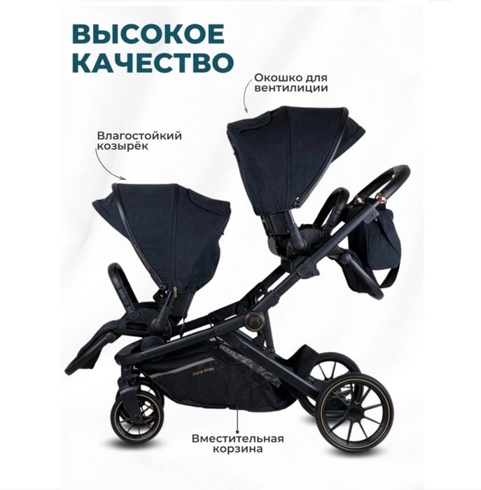 Коляска для двойни INING BABY