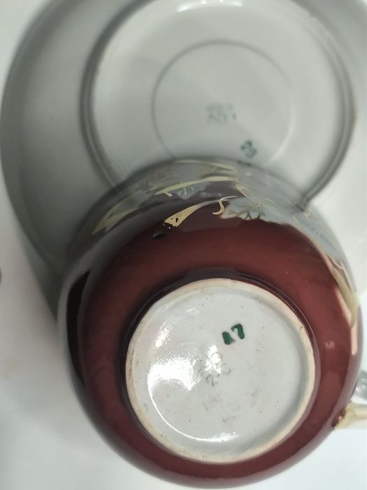 Руски порцелан двоен сет за чай