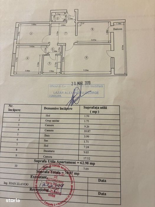 Apartament 3 camere V. Alecsandri