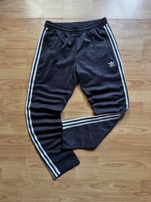 Pantaloni track pants joggers Adidas Originals Beckenbauer straight legg pintuck seams poliester