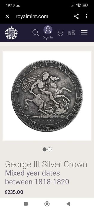Moneda de Argint 1820