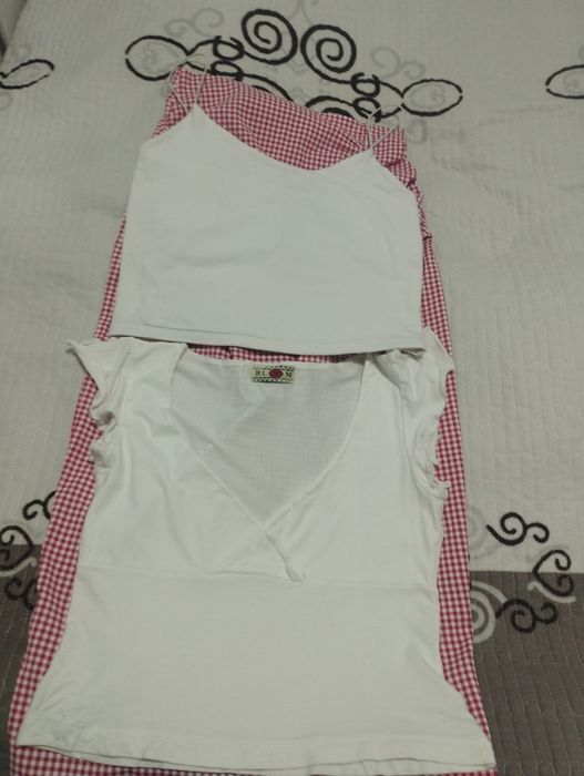 Юбка и топик  летний