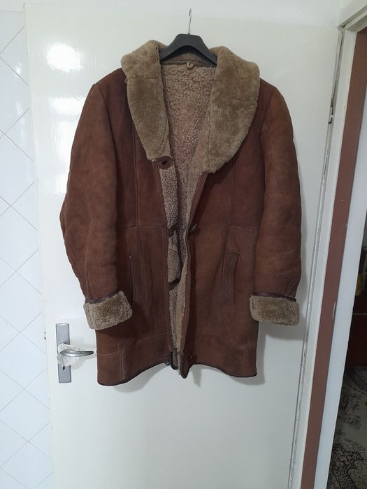 Дамски кожух от агнешка  кожа