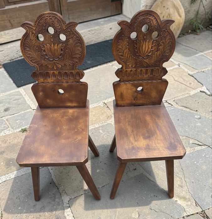 Set mobilier terasa stil Brancovenesc