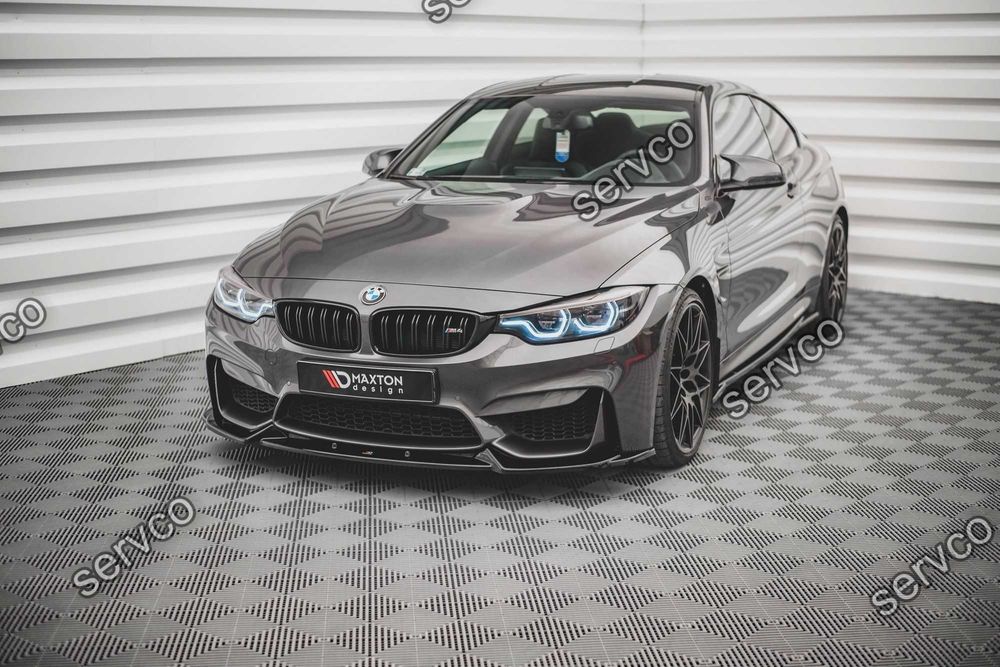 Prelungire splitter bara fata Bmw Seria M4 F82 2014- v2 Maxton Design