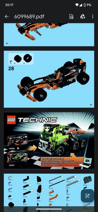 Vand seturi Lego Technic