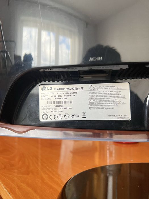 Monitor LG Flatron  W2253TQ