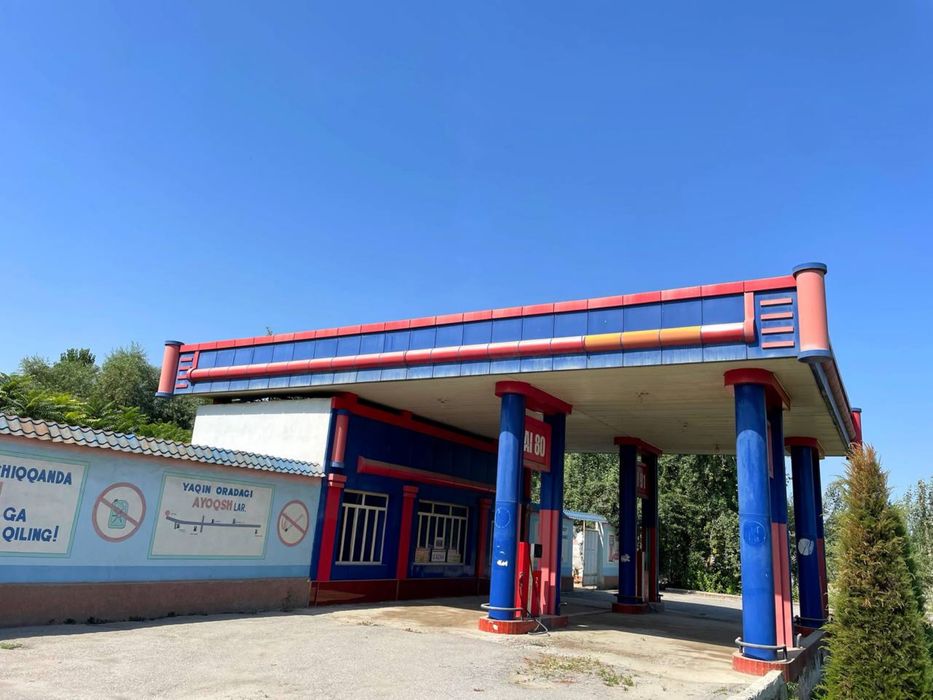 Заправка сотилади 12 сотих йер майдони! Нархи 85 000$. Манзил Кува т