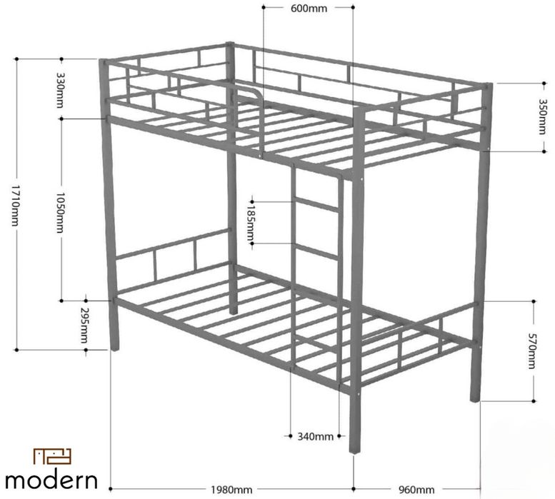 Детская двухъярусная кровать (2-qavatli)