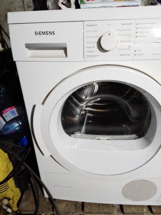 Miele 2448 пералня 1600 оборота + Сименс сушилня с термопомпа