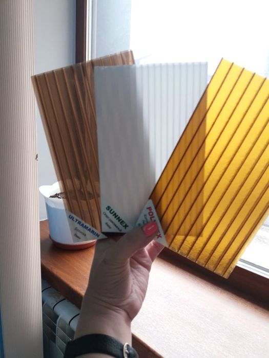 Профильный поликарбонат. Шифер. доставкв (металлочерепица) +профильный