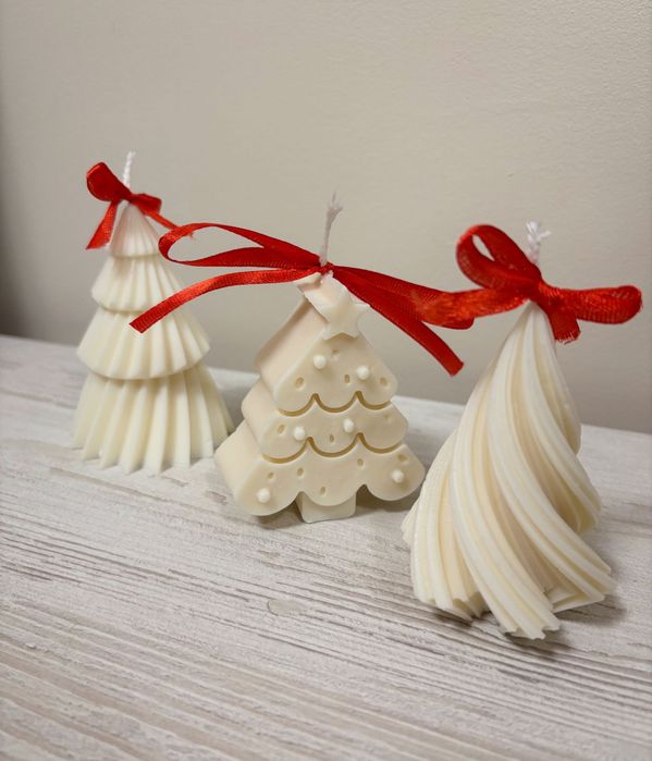 Коледни соеви  свещи