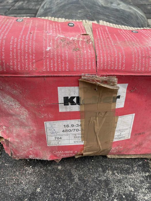 Camere Tractor, Klber, Michelin 16.9/30, 12.5/20, 10.5/20, 10-20