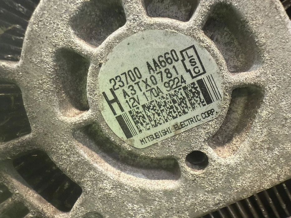 ALTERNATOR SUBARU LEGACY SE 2.0 DIESEL 2009 COD OEM 23700AA660 / A3TX0781 / BREAK 2009-2014