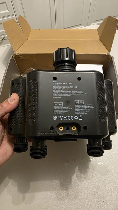 Programator temporizator irigatii 4 zone, smart, wi-fi, Diivoo