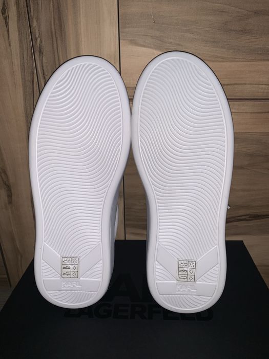 Sneakers Karl Lagerfeld White Lthr & W/Pink