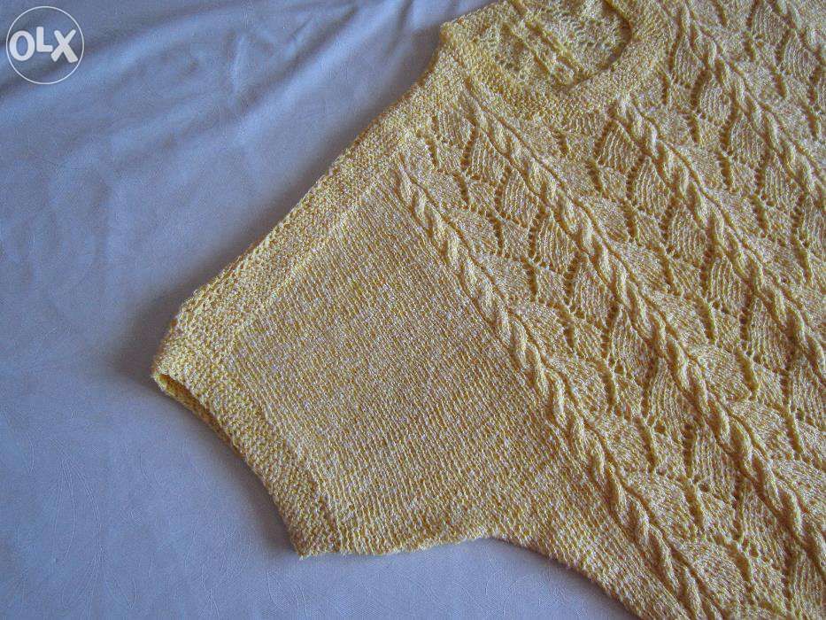 Bluza galbena handmade + bonus si Livrare gratuita*