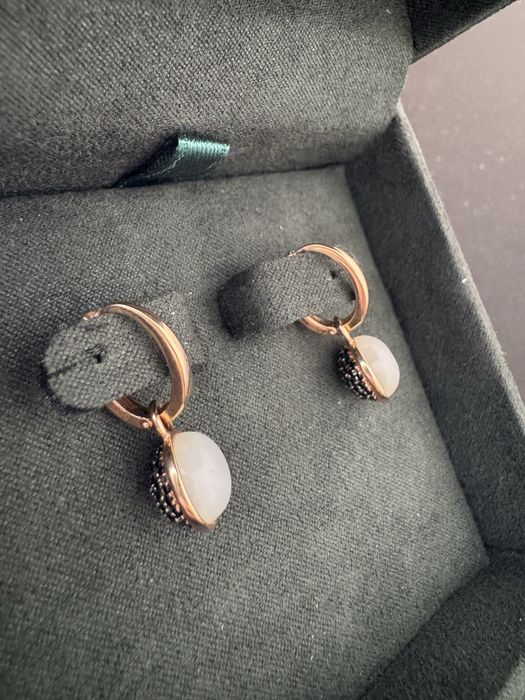 Серьги трансформеры золото 585