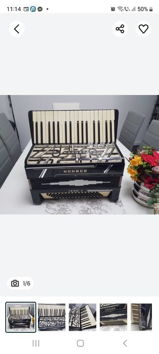 Acordeon Firotti Hohner Parot Weltmeister