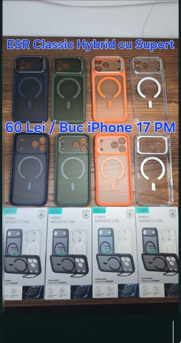 Husa iPhone 17 Pro Max si 17 ESR