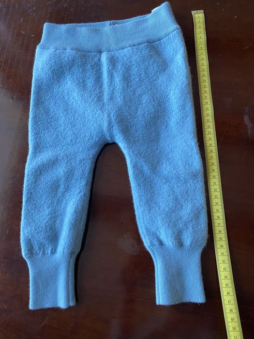 Pantaloni dublati din lana Alana, 74-80