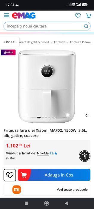 Friteuza fara ulei Xiaomi Smart Air Fryer