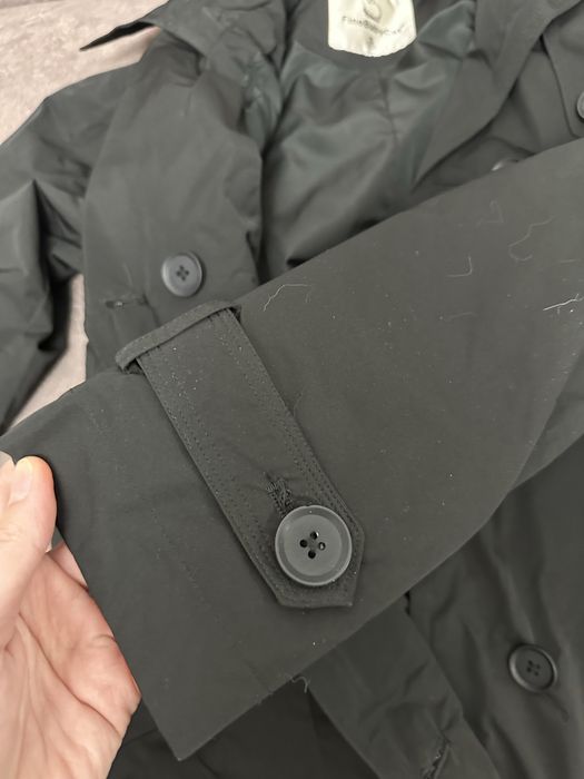 Тренч черный почти новый