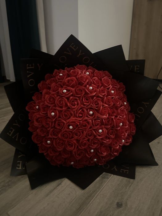 Buchet 101 trandafiri de sapun